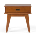 Solid Hardwood Rectangular End Table, 55.9 × 50.8 × 55.9 cm – product view