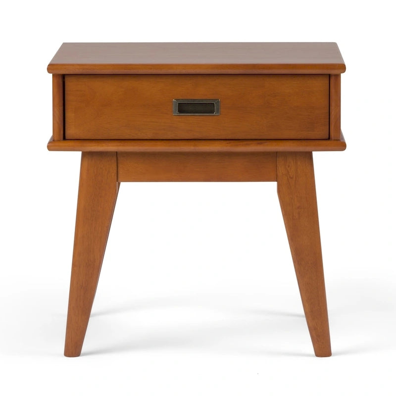 Solid Hardwood Rectangular End Table, 55.9 × 50.8 × 55.9 cm – product view