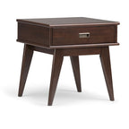 Solid Hardwood Rectangular End Table, 55.9 × 50.8 × 55.9 cm – product view
