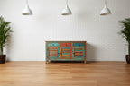 Recycled Teak Media Cabinet with 3 Doors and 3 Drawers – product view