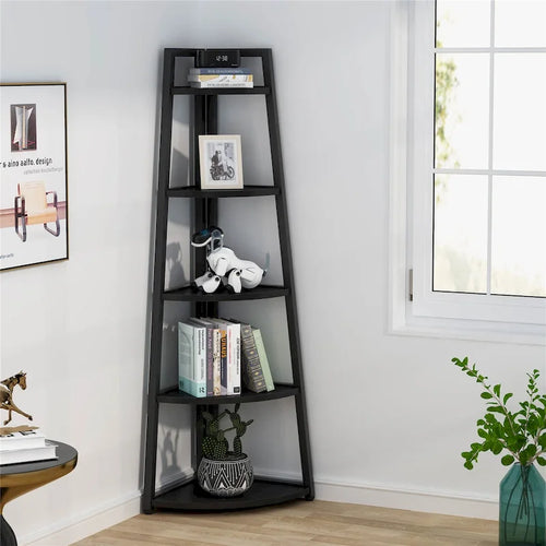 5-Tier Bathroom Corner Storage Shelf – product view