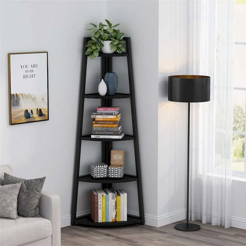 5-Tier Bathroom Corner Storage Shelf – product view
