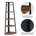 5-Tier Bathroom Corner Storage Shelf – product view