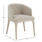 Heathered Upholstered Dining Chair – product view