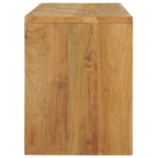 Solid Teak Wood TV Stand, 100.1 × 35.1 × 45 cm – product view