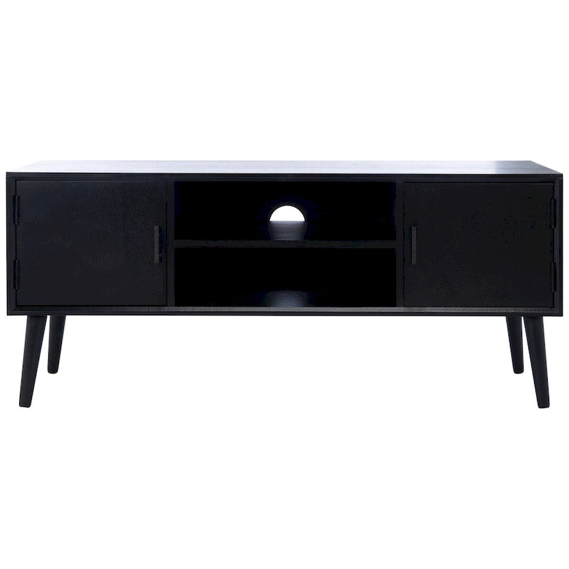 Meuble TV de rangement de style Mid-Century, 120,1 × 40,1 × 50,8 cm