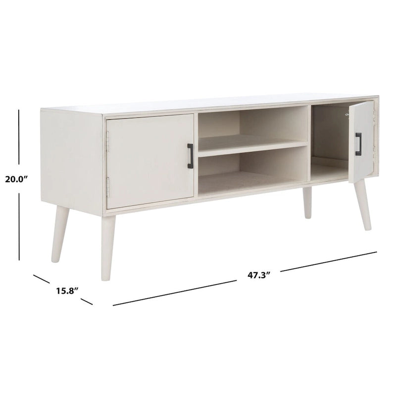 Mid-Century Storage TV Stand, 120.1 × 40.1 × 50.8 cm – product view