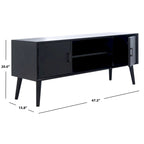 Mid-Century Storage TV Stand, 120.1 × 40.1 × 50.8 cm – product view
