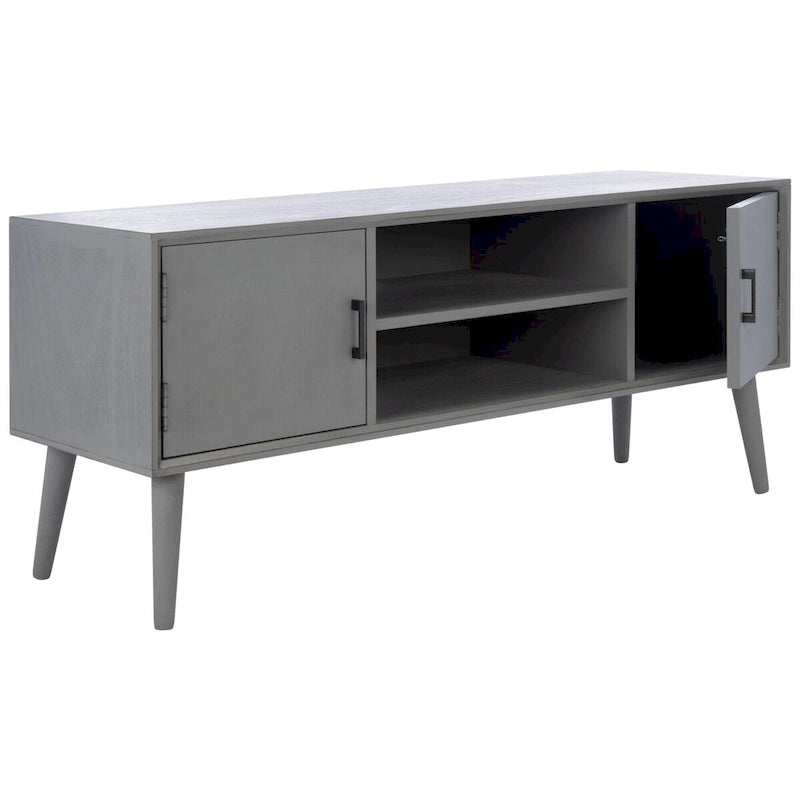 Mid-Century Storage TV Stand, 120.1 × 40.1 × 50.8 cm – product view