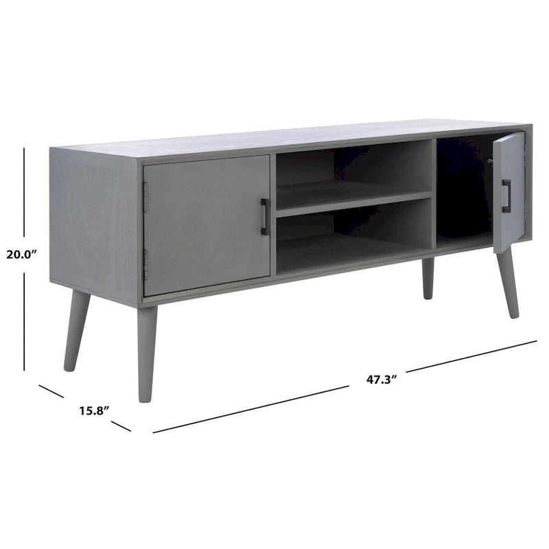 Mid-Century Storage TV Stand, 120.1 × 40.1 × 50.8 cm – product view