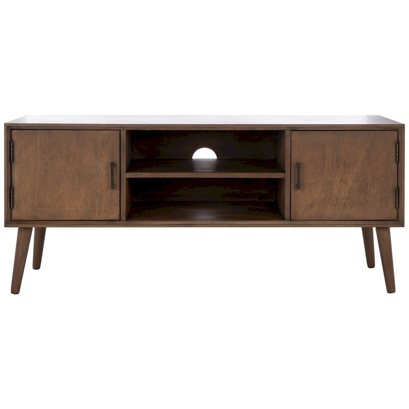 Mid-Century Storage TV Stand, 120.1 × 40.1 × 50.8 cm – product view