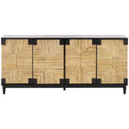 Banana-Stem 4-Door Sideboard, 177.3 × 46 × 81.3 cm – product view