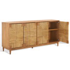 Banana-Stem 4-Door Sideboard, 177.3 × 46 × 81.3 cm – product view