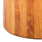 Natural Round Pedestal Coffee Table, 71.1 cm Diameter × 40.6 cm H – product view