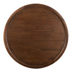 Natural Round Pedestal Coffee Table, 71.1 cm Diameter × 40.6 cm H – product view
