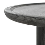 Natural Round Pedestal Coffee Table, 71.1 cm Diameter × 40.6 cm H – product view