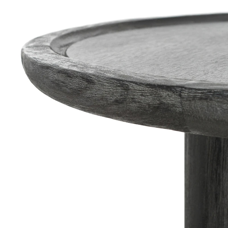 Natural Round Pedestal Coffee Table, 71.1 cm Diameter × 40.6 cm H – product view