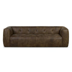 Full-Grain Italian Leather Sofa, 233.7 cm Wide – product view