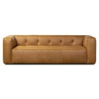 Full-Grain Italian Leather Sofa, 233.7 cm Wide – product view