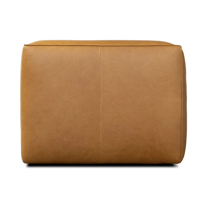 Full-Grain Italian Leather Sofa, 233.7 cm Wide – product view