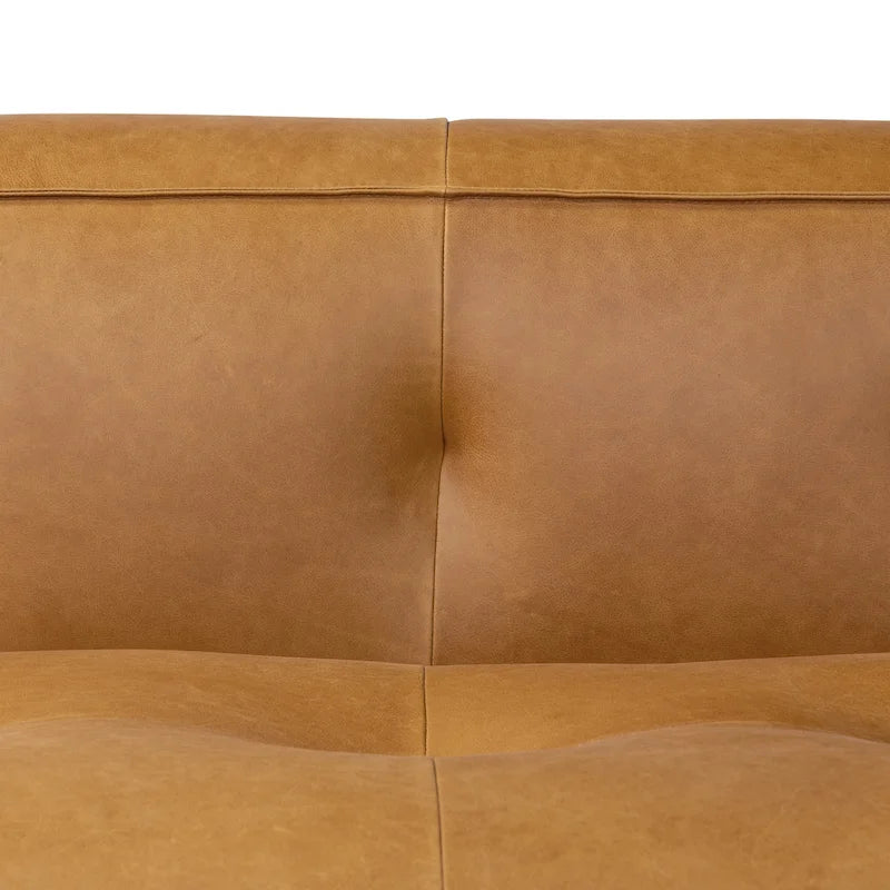 Full-Grain Italian Leather Sofa, 233.7 cm Wide – product view