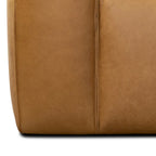 Full-Grain Italian Leather Sofa, 233.7 cm Wide – product view