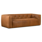 Full-Grain Italian Leather Sofa, 233.7 cm Wide – product view