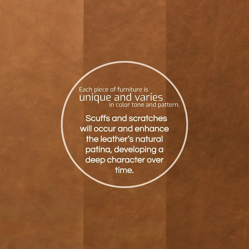 Full-Grain Italian Leather Sofa, 233.7 cm Wide – product view