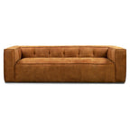 Full-Grain Italian Leather Sofa, 233.7 cm Wide – product view