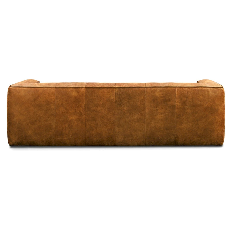 Full-Grain Italian Leather Sofa, 233.7 cm Wide – product view