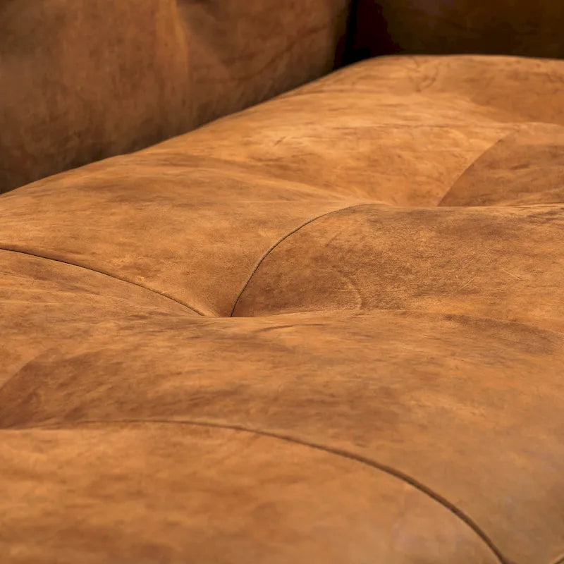 Full-Grain Italian Leather Sofa, 233.7 cm Wide – product view