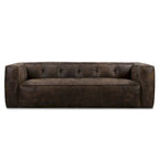 Full-Grain Italian Leather Sofa, 233.7 cm Wide – product view