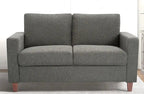 Transitional Upholstered Loveseat, 139.7 cm Wide – product view