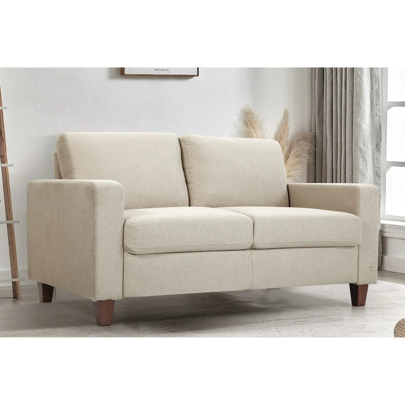 Transitional Upholstered Loveseat, 139.7 cm Wide – product view