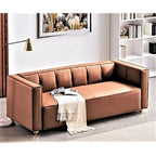 Modern Velvet Track Arm Living Room Sofa – product view