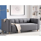 Modern Velvet Track Arm Living Room Sofa – product view