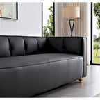 Modern Velvet Track Arm Living Room Sofa – product view