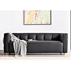 Modern Velvet Track Arm Living Room Sofa – product view