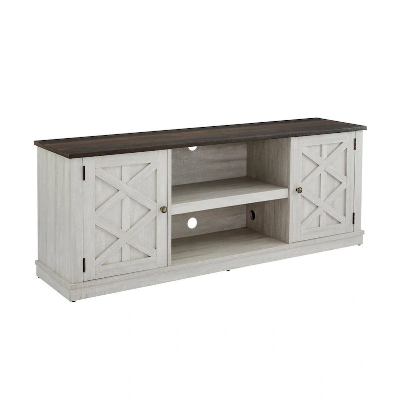 Dark Driftwood TV Stand for TVs up to 177.8 cm, 162.6 cm Wide – product view
