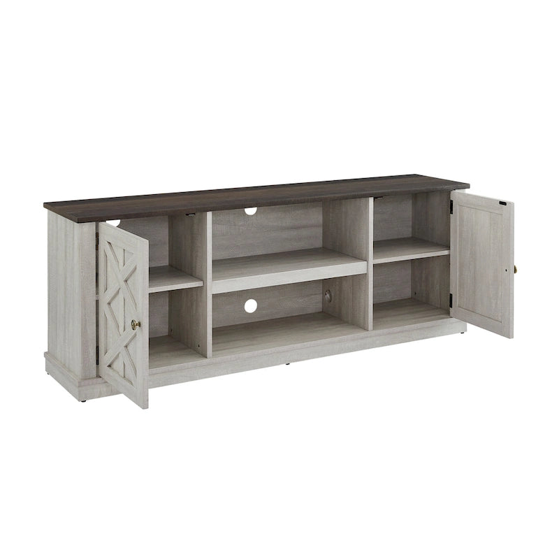 Dark Driftwood TV Stand for TVs up to 177.8 cm, 162.6 cm Wide – product view
