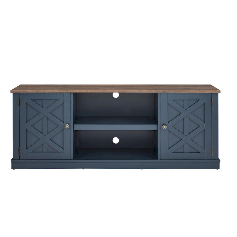 Dark Driftwood TV Stand for TVs up to 177.8 cm, 162.6 cm Wide – product view