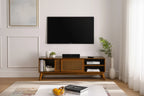 Modern Rattan TV Stand for TVs up to 165.1 cm – product view