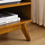 Modern Rattan TV Stand for TVs up to 165.1 cm – product view