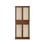Storage Cabinet with 4 Doors, 1 Drawer and 4 Adjustable Shelves – product view