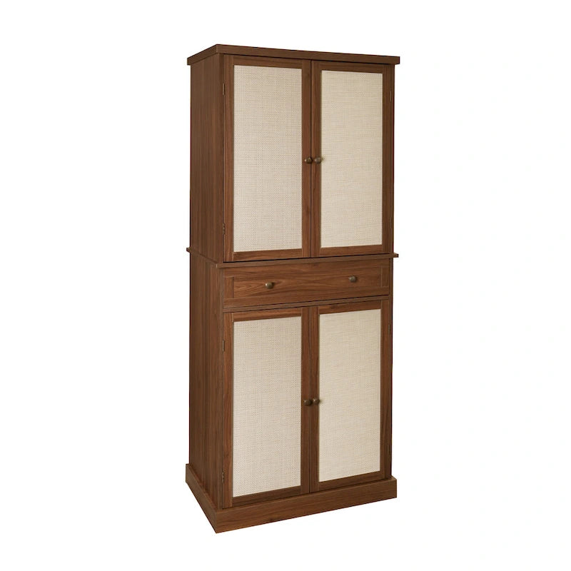 Storage Cabinet with 4 Doors, 1 Drawer and 4 Adjustable Shelves – product view