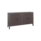 Accent Cabinet 4 Door Wooden Twill Sideboard Storage Cabinet – product view