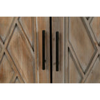 Accent Cabinet 4 Door Wooden Twill Sideboard Storage Cabinet – product view