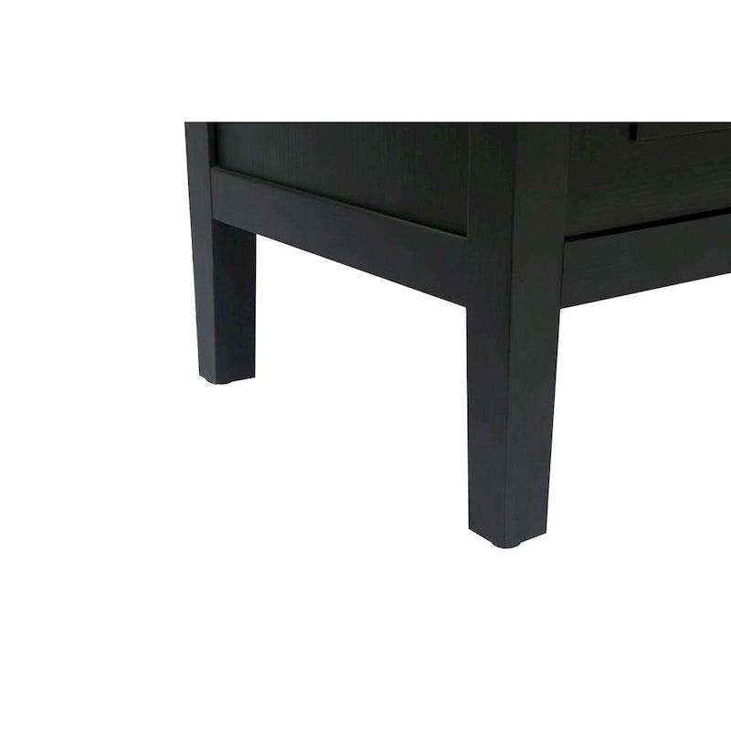 Accent Cabinet 4 Door Wooden Twill Sideboard Storage Cabinet – product view