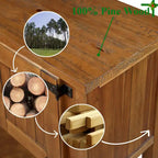 Sideboard Console Table with 2 Drawers, 121.9 cm Wide – product view