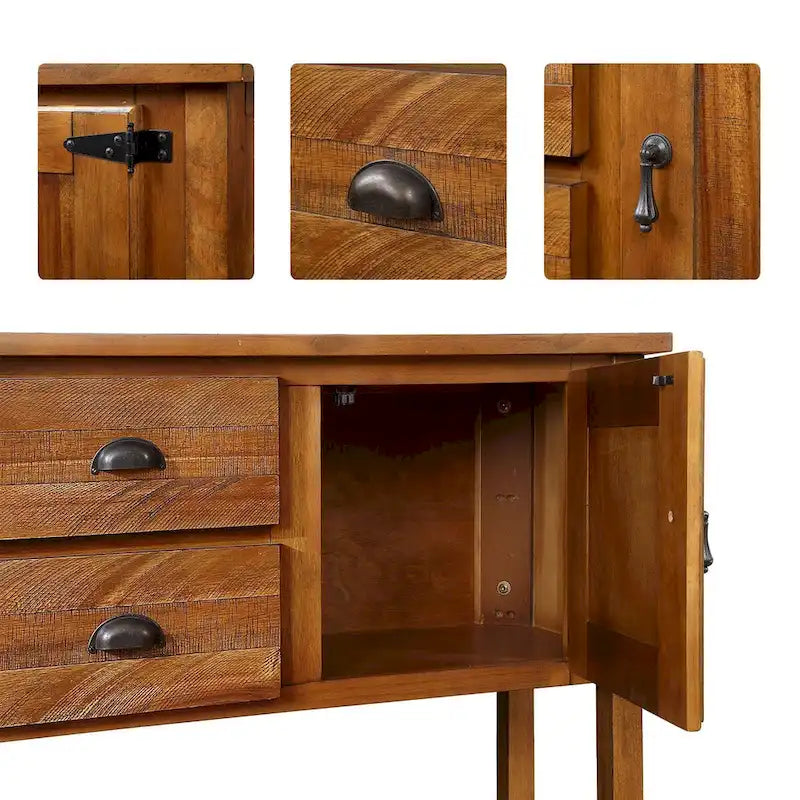 Sideboard Console Table with 2 Drawers, 121.9 cm Wide – product view